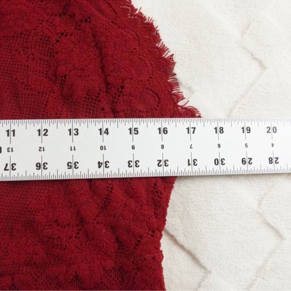 HARPER LACE HALTER MINIDRESS IN RED size large!! - Picture 10 of 16